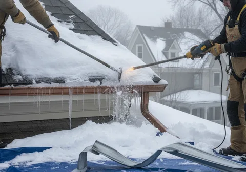 Ice & Snow Damage Repair in Cambridge